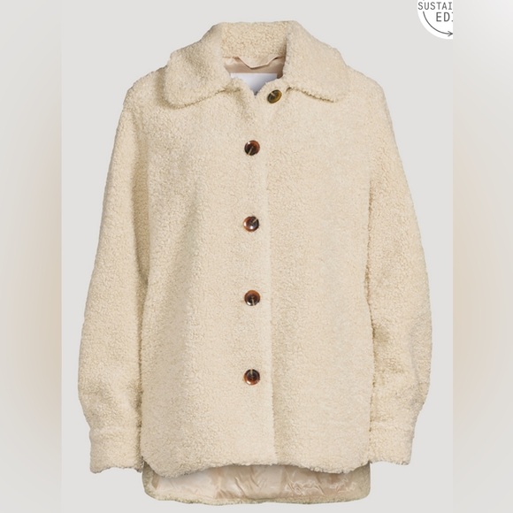 Samsøe Samsøe “Aylin” Jacket
Cream Sherpa teddy - Picture 3 of 8